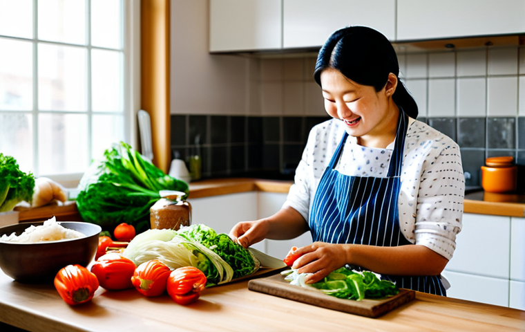 김치의 프로바이오틱스 양과 효과 - **

"A professional dietician explaining the health benefits of kimchi, appropriate content, fully c...
